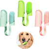 Toothbrush For Dog Finger Toothbrush Kit  135 Surround Bristles For Easy Teeth Cleaning  Double Finger Toothbrush Dental Care For Puppies  Cats And Small Pets